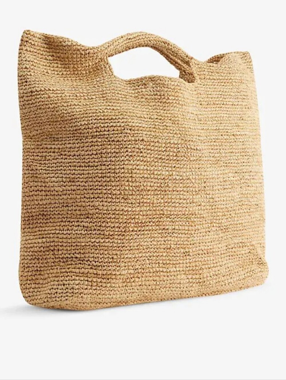 Monday Swimwear Paloma Raffia Tote Bag Large Resort Tropical Quiet Luxury Chic - Picture 4 of 12